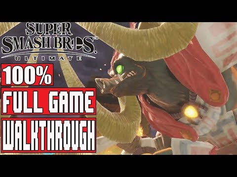 SUPER SMASH BROS ULTIMATE World of Light Full Game Walkthrough - No Commentary (Smash Bros Ultimate)