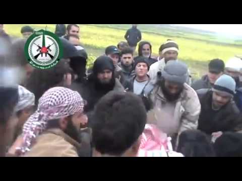 تشييع نائب قائد فرقة عامود حوران سليمان حسن الحريري