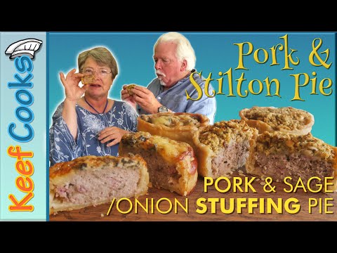 Pork Pie with Stilton | Pork Pie with Sage n Onion Stuffing