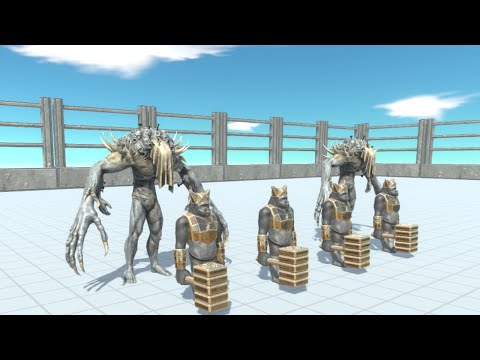 2 SCOURGE WITH 4 GHOR HAMMER VS FACTION | Animal Revolt Battle Simulator