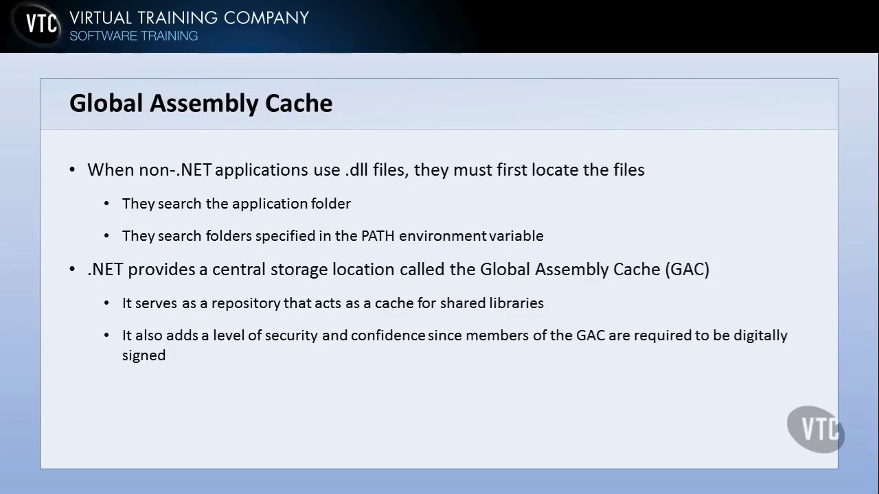 Global Assembly Cache pt  1