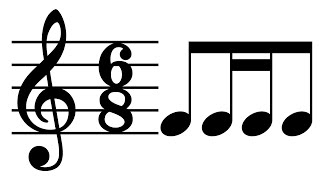 Sight Rhythm: Eighth-2 Sixteenths-Eighth (Quaver-2 Semiquavers-Quaver) in 6/8 Time Signature