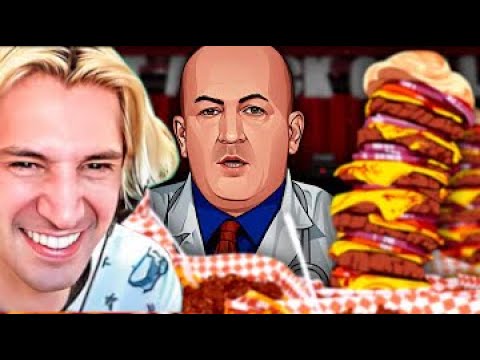 The Unhealthiest Restaurant In America | xQc Reacts to SunnyV2