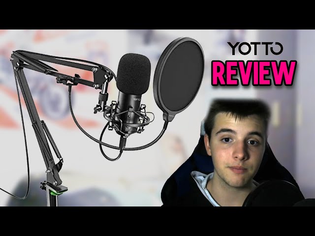 Vídeo relacionado con YOTTO USB Micrófono de Condensador cardioide Micrófono para Ordenador (192KHz/24bit Plug and Play) Profesional Micrófono Podcast con Soporte de micrófono Brazo de Tijera, Filtro Pop