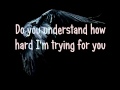 Art Of Dying Best I Can Lyrics