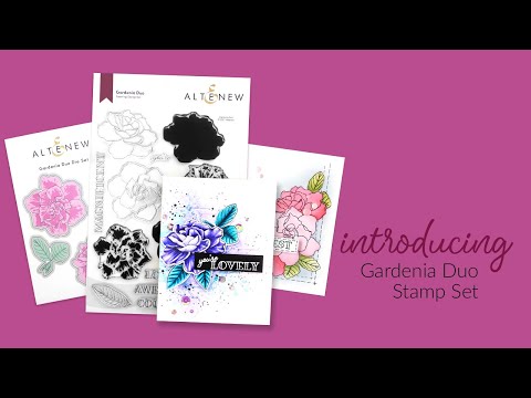 Gorgeous Floral Layering with Gardenia Duo Stamp Set
