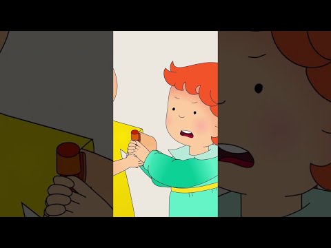 Caillou Fights with Rosie 🥊 #shorts | Caillou | Shorts for Kids | WildBrain Bites