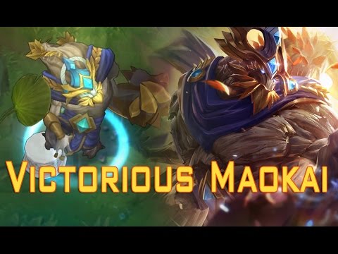 Victorious Maokai Skin Spotlight, Gameplay - Pre-Release - League of Legends