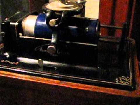 Edison Blue Ambrol # 2770 "O Come All Ye Faithful"