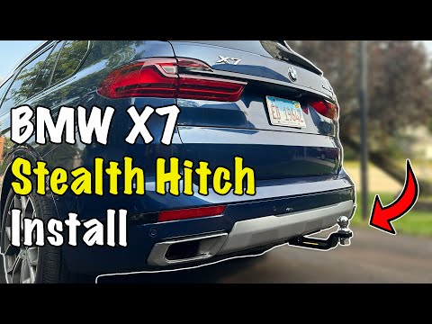 BMW X7 Stealth Hitches Towing Kit Installation DIY