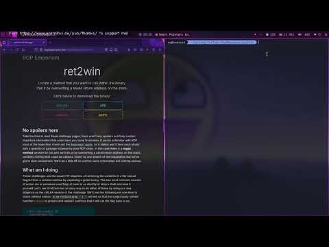 A Simple x64 Linux Buffer Overflow Exploit [Rop Emporium 0x0] - Ret2Win