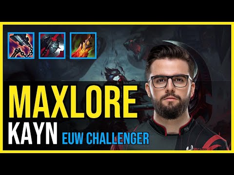 Maxlore - KAYN vs. KINDRED Jungle | EUW Challenger