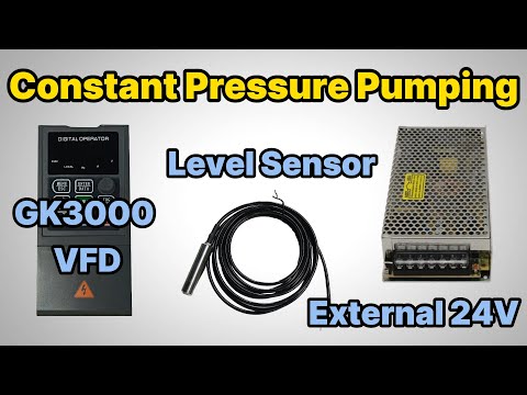 Upgraded GK3000 VFD Constant-Pressure Pumping System (with External 24V Sensor Power)