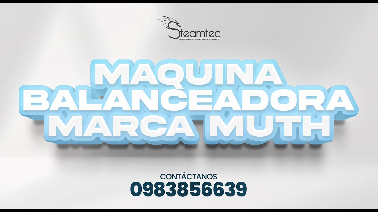 Balanceadora marca MUTH