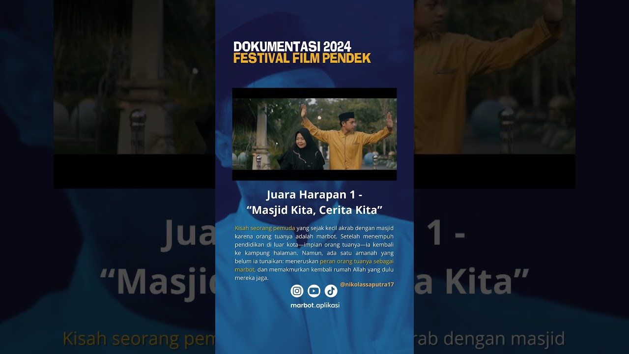 🎬 Juara Harapan 1 – Festival Film Pendek 2024