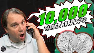 I Tried to Sell 10,000 Silver Eagles to Coin Shops... SHOCKING Results!