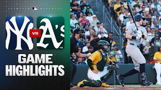 Yankees vs. A's Game Highlights (5/30/26) | MLB Highlights