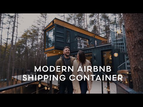 *MODERN* AIRBNB SHIPPING CONTAINER TOUR | The OG Box Hop By Seth & Emily Britt