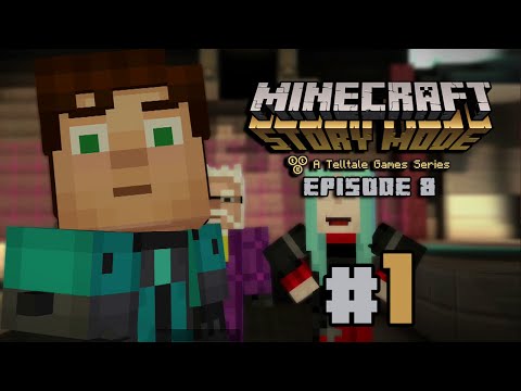 "SPLEEF BATTLE" Minecraft: Story Mode: Episode 8 - Gameplay Walkthrough (Part 1)