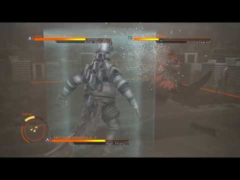 GODZILLA PS4: MechaGodzilla 1975 and Hedorah vs Burning Godzilla