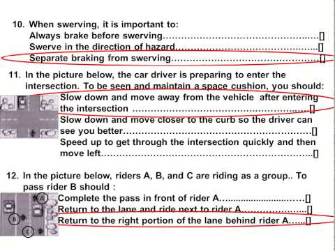 2021 Dmv Motorcycle  Released Test Questions part 1  Written CA Permit practice online mathgotserved