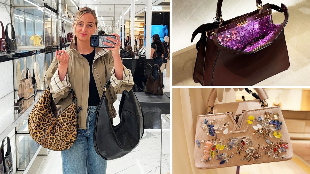 NEW BAGS 🔥 LONDON LUXURY SHOPPING VLOG 2026 ft. LV, YSL, Fendi & More