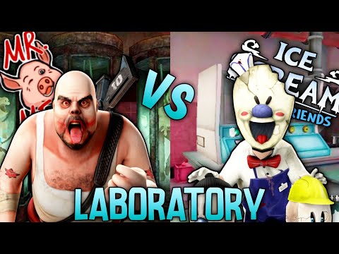 Mr Meat Laboratory Vs Ice Scream 7 Laboratory | Mr Meat Vs Ice Scream 7