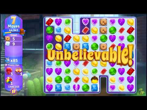 Willy Wonkas Sweet Adventure Level 215 - NO BOOSTERS 🍫 | SKILLGAMING ✔️