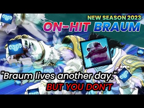 NEW On-hit BRAUM build in SEASON 2023