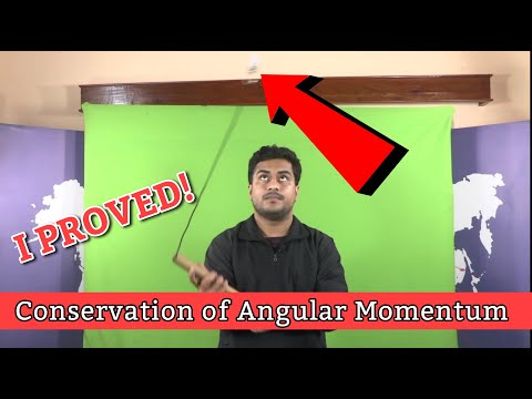 Conservation of Angular Momentum Demonstration Experiment | Angular Momentum Conservation|SujanDahal