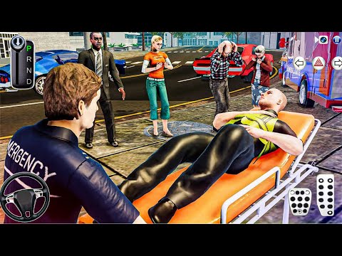 Emergency Ambulance Simulator 3D | City Ambulance Rescue Driving Game 2025 | Android iOS Gameplay