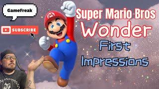 Super Mario Wonder First Impressions (Camera to Switch view) #gaming #videogames #nintendo