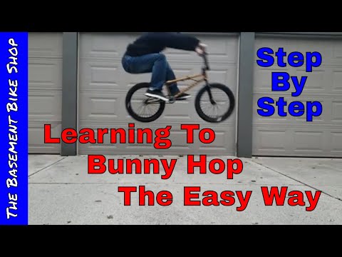 Learning How To Bunny Hop BMX Step by Step