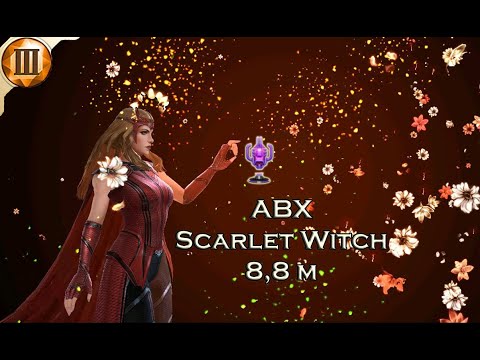 Abx Universal Female Hero day | Scarlet Witch 8.8m (Burn Season) | Marvel Future Fight