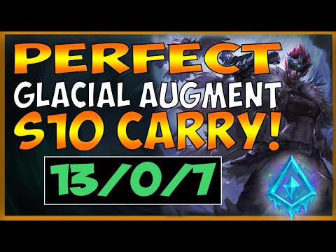 RANK 1 QUINN PERFECT GLACIAL AUGMENT GAME IN HIGH ELO (THIS RUNE IS OP IN S10) - League of Legends