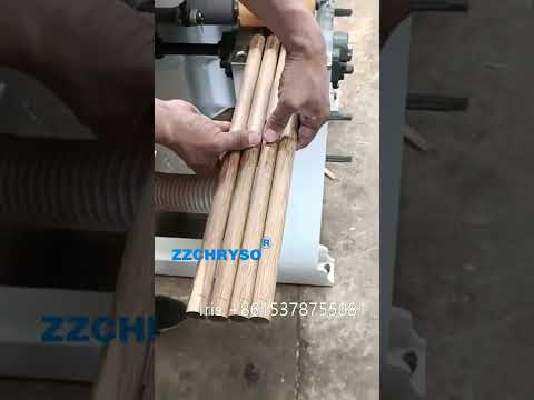 , title : 'Wenge wood round rod machine | Broomstick production line'