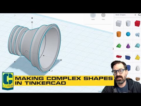 Using Tinkcad to 3D Model More Complex Shapes