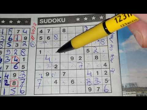 ⭐⭐⭐⭐ Thursday. Bonus Extra edition (#4073) Four Stars Sudoku puzzle. 02-03-2022 Extra part 2 of 5