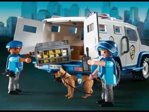 furgone porta valori della polizia playmobil 71597