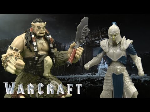 Warcraft Mini Figure 2-Pack Alliance Soldier vs Durotan from Jakks Pacific
