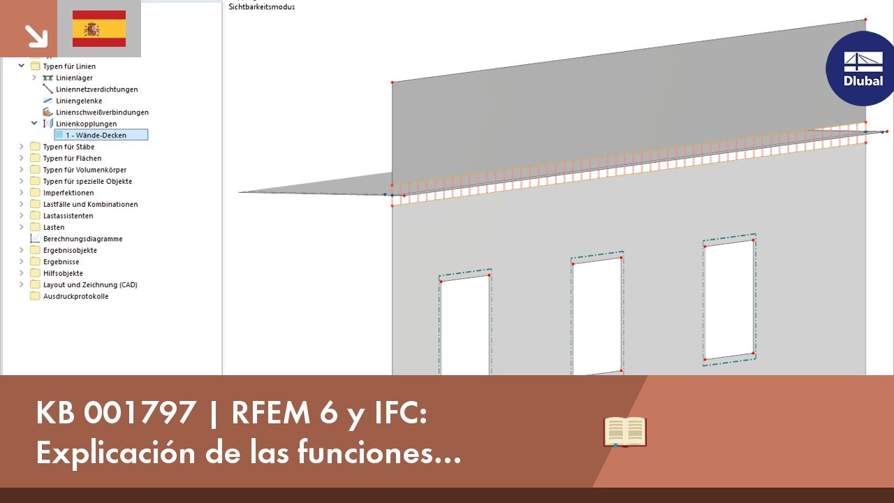 KB 001797 | RFEM 6 y IFC: Explicación de funciones relevantes del programa