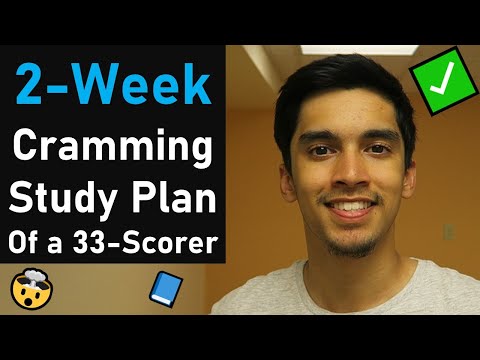 Part of a video titled How and What to Study 2 Weeks Before the ACT