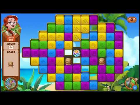 Lost Island Blast Adventure Level 127 - NO BOOSTERS 🏝️ | SKILLGAMING ✔️