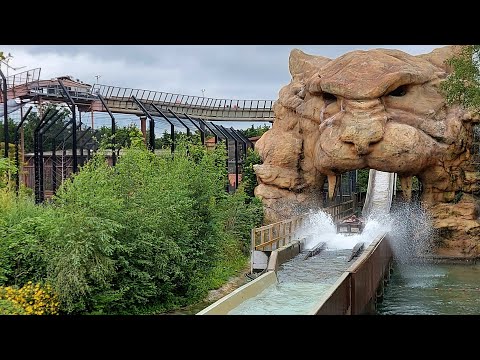 Tiger Rock Chessington World of Adventure's.    4k  POV and off ride