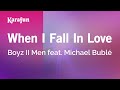 Karaoke When I Fall In Love - Boyz II Men * 