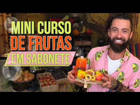 Mini curso de pintura de frutas em sabonete - Peter Paiva #live