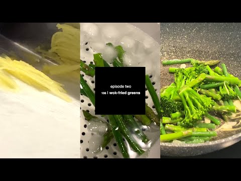 wok from home episode #2 | vegan wok-fried greens