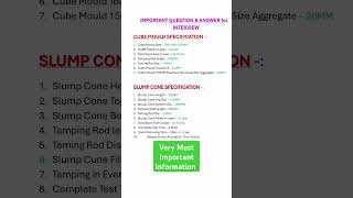 Very most Important basic knowledge of Civil Engineer for interview ❗#engineering #construction