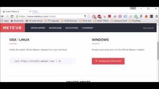 Getting Started With Meteor Framework