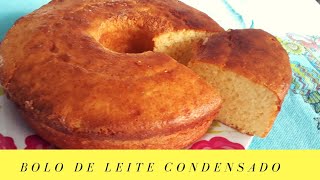 BOLO DE LEITE CONDENSADO FOFINHO, FÁCIL E MUITO SABOROSO.